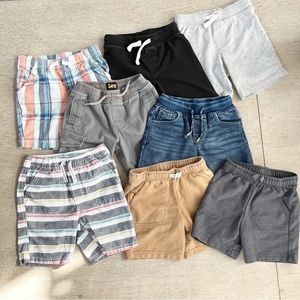 Lot of 8 pieces, Boys Shorts size 4T, Cat Jack, Old Navy, Nautica